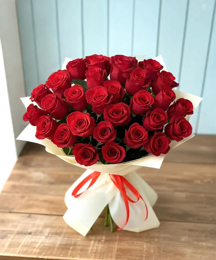 Букет 29 Красных роз в Агаповка