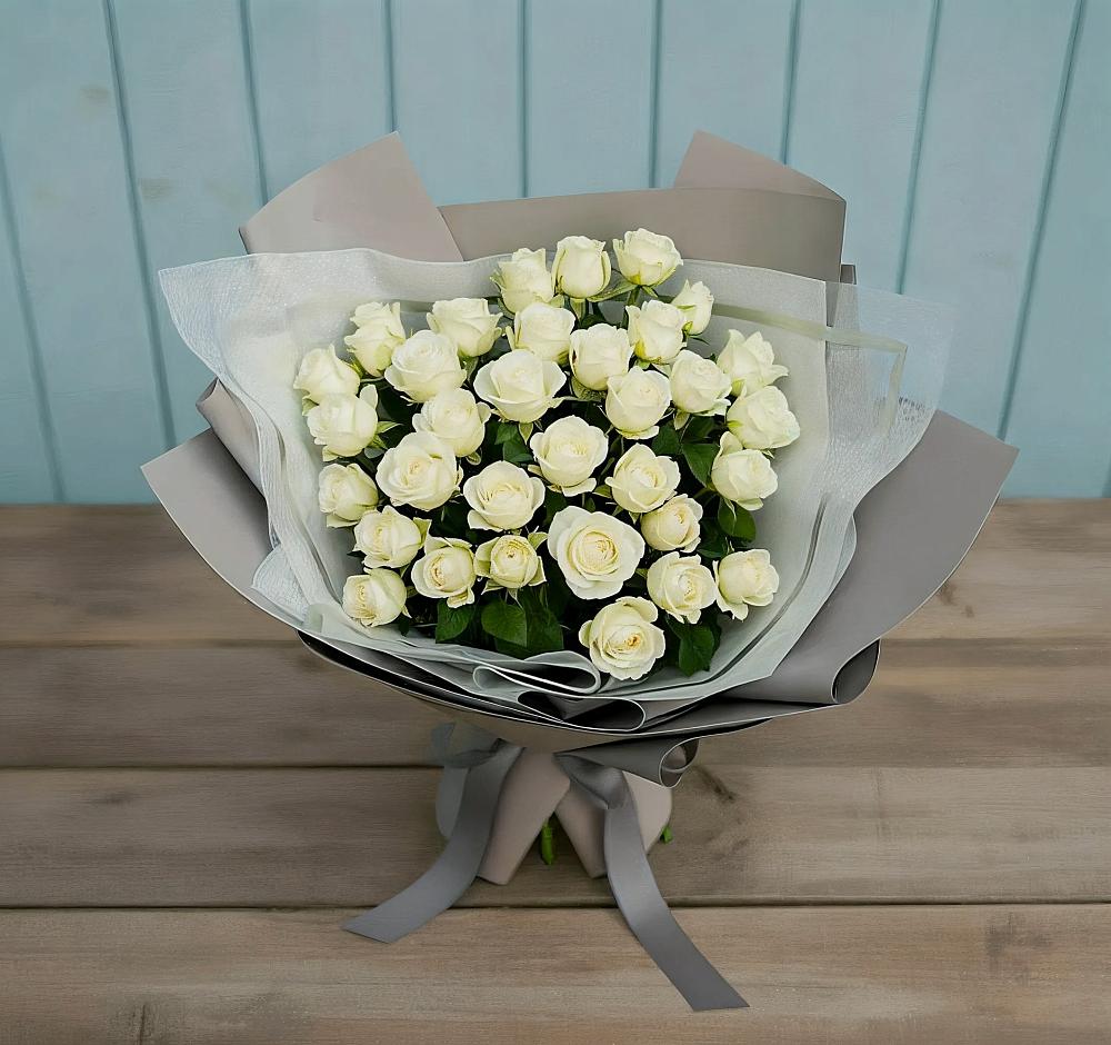 Букет Белоснежная нежность в Агаповка
