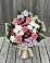 Букет цветов из: Альстромерии, Гвоздики, Розы и Хризантемы в Агаповка