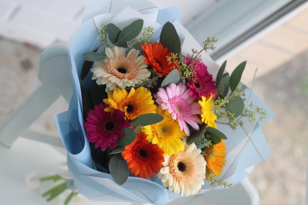 Букет цветов из: Герберы в Агаповка