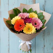 Букет цветов из:  Герберы в Агаповка