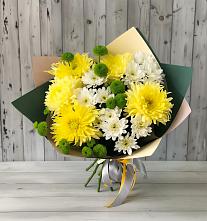 Букет цветов из:  Хризантемы в Агаповка