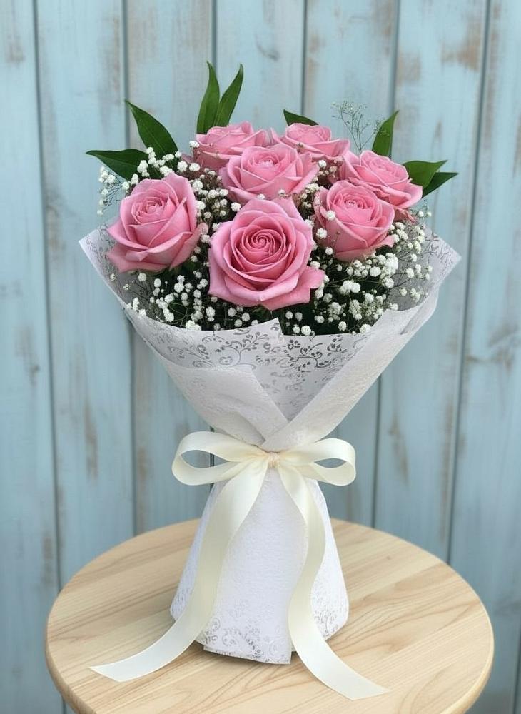 Букет цветов из: Розы в Агаповка