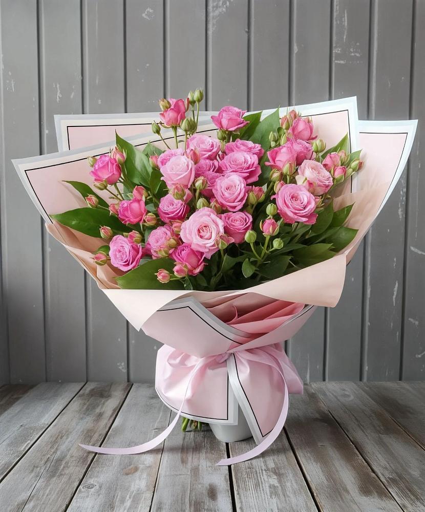 Букет Розовый кустик в Агаповка