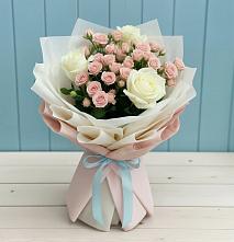 Букет цветов из:  Розы в Агаповка