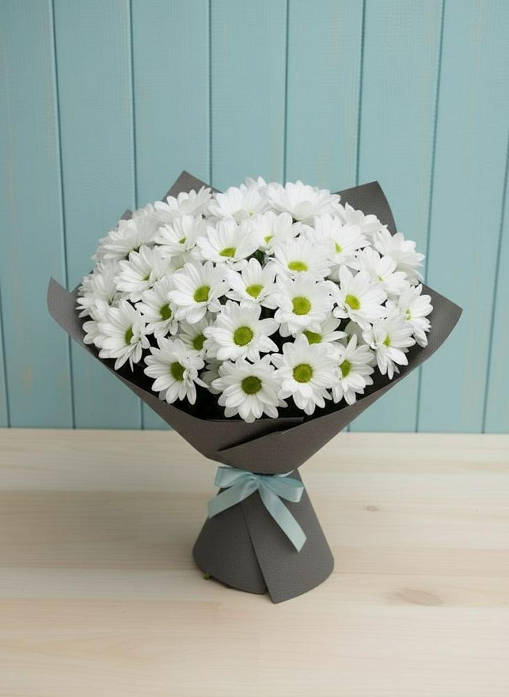 Букет цветов из: Хризантемы в Агаповка