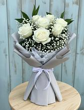 Букет цветов из:  Розы в Агаповка