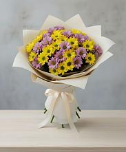 Букет цветов из:  Хризантемы в Агаповка