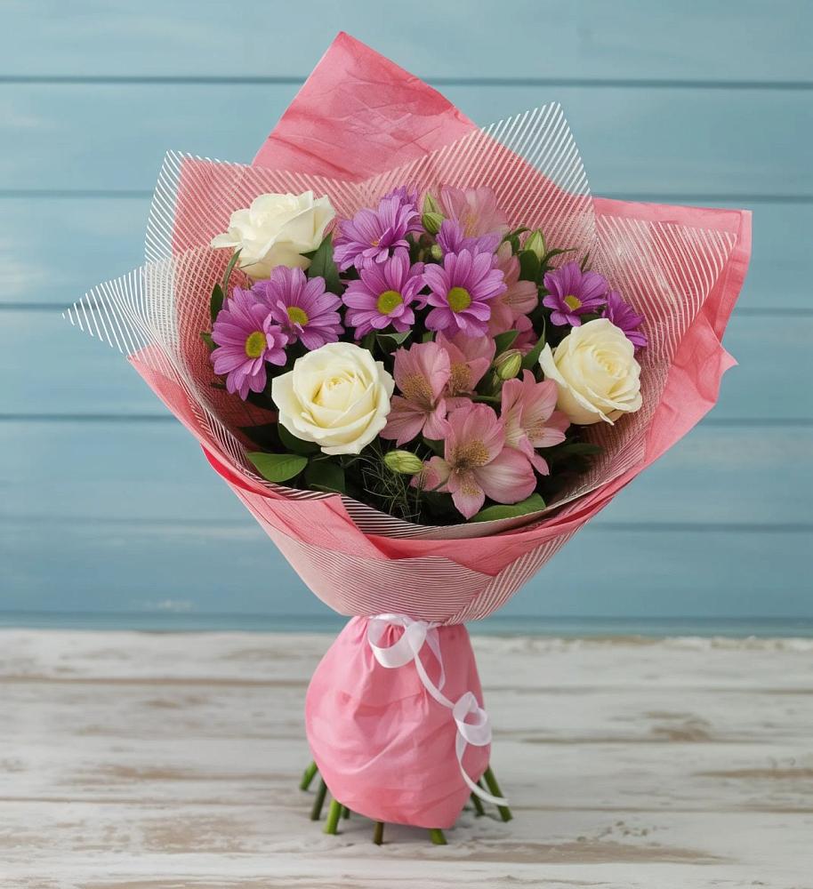 Букет цветов из: Герберы в Агаповка