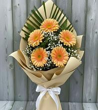 Букет цветов из:  Герберы в Агаповка