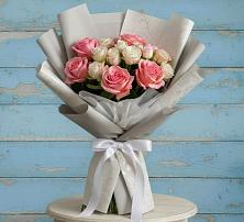 Букет цветов из:  Розы в Агаповка